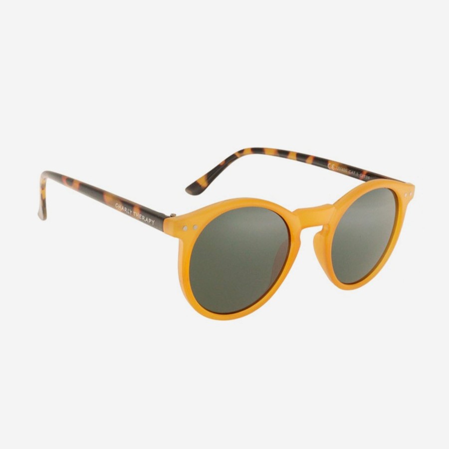 Wholesale CHARLY THERAPY Mustard Charles Round Sunglasses