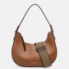 Online GIANNI Brown Leather Bianca Bag