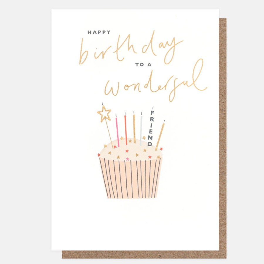 Clearance Caroline Gardner Cupcake Birthday Card For Friend