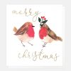 Best CAROLINE GARDNER Pair Of Robins Charity Christmas Card Pack Of 8