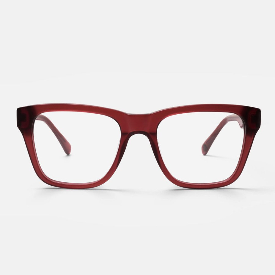 Hot EYEBOBS 1 Red Matte Kvetcher Reading Glasses