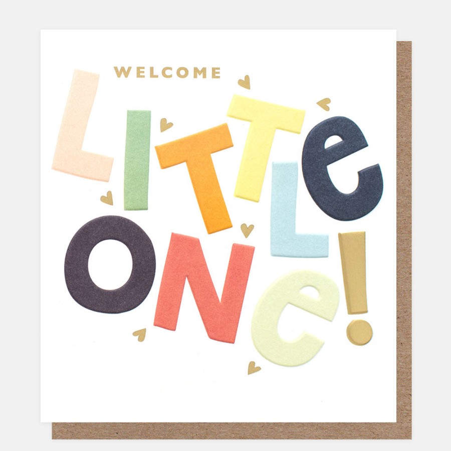 Hot CAROLINE GARDNER Welcome Little One New Baby Card