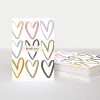 Online Caroline Gardner Gold Foil Hearts Thank You Notecards Pack Of 10