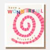 New CAROLINE GARDNER Have A Wonderful Birthday Worm Birthday Card