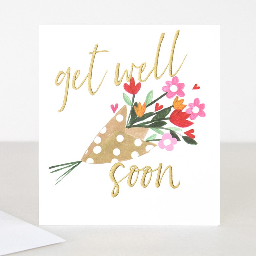 Clearance Caroline Gardner Bouquet Get Well Soon Card