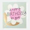 Online Caroline Gardner Flower Happy Birthday Card