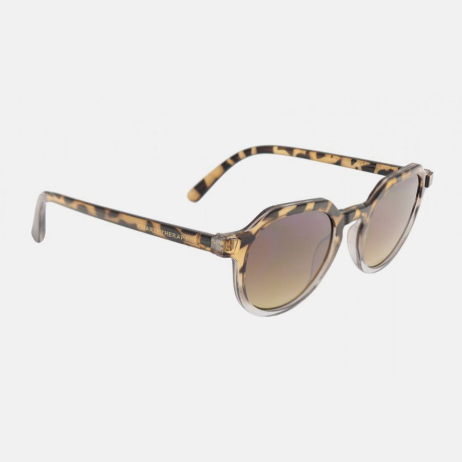 Hot CHARLY THERAPY Tortoise/ Transparent Fede Sunglasses