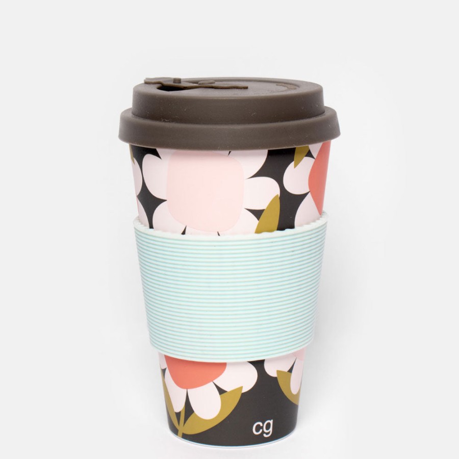 Wholesale CAROLINE GARDNER Big Flower Eco Travel Mug