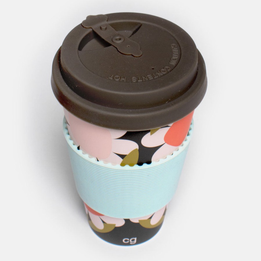 Wholesale CAROLINE GARDNER Big Flower Eco Travel Mug