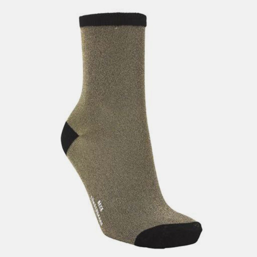 Online BECK SONDERGAARD Gold Solid Socks