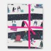 New CAROLINE GARDNER Festive Penguins Christmas Wrapping Paper