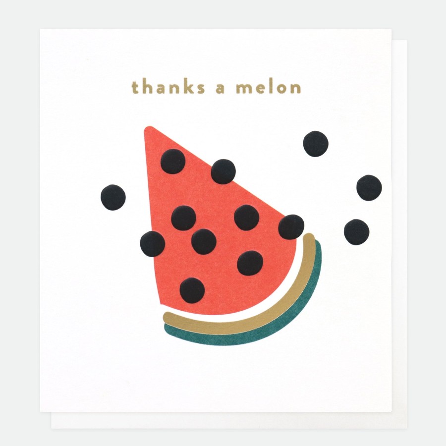 Clearance Caroline Gardner Thanks A Melon Thank You Card