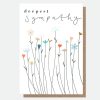 Online Caroline Gardner Fleur Deepest Sympathy Card