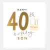 Clearance CAROLINE GARDNER Cake 40Th Birthday Card For Son