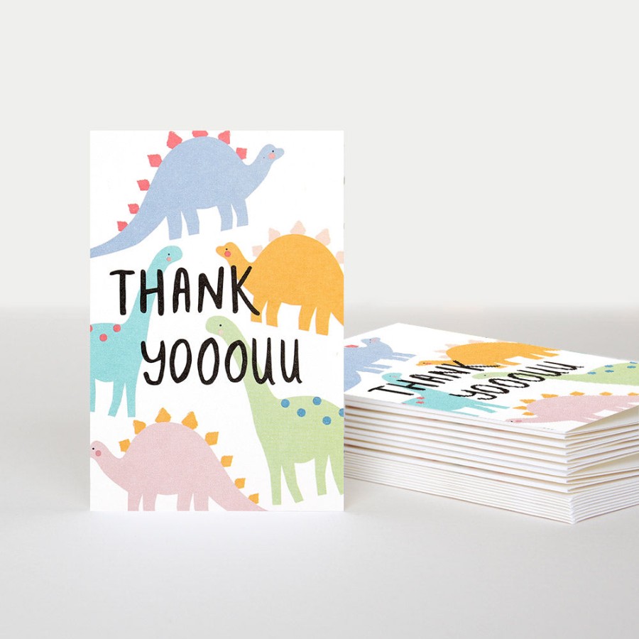 Best Caroline Gardner Dinosaur Thank You Notecards Pack Of 10