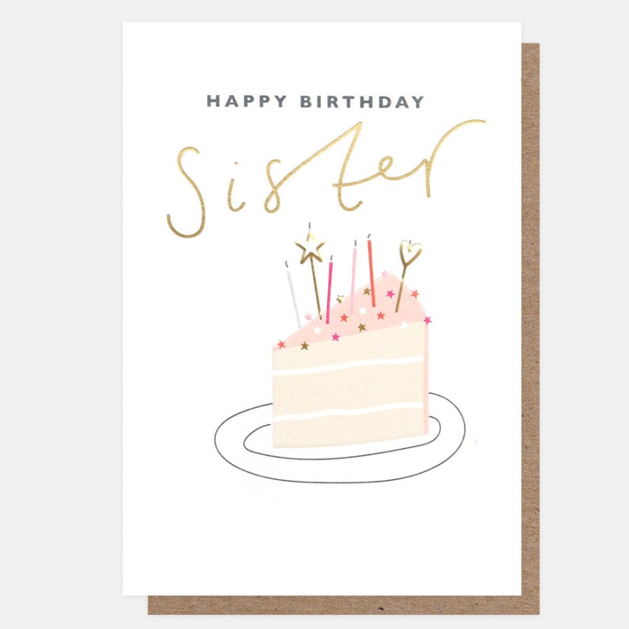 Online Caroline Gardner Slice Of Cake Birthday Card For Sister