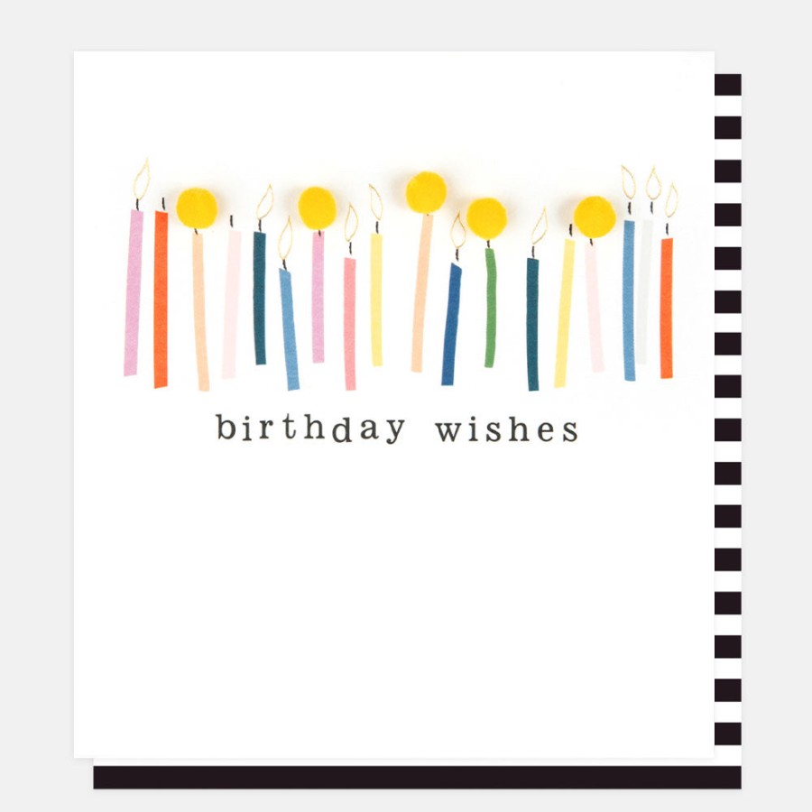 Best CAROLINE GARDNER Pom Pom Candles Birthday Card