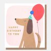 Hot Caroline Gardner Dog Birthday Card