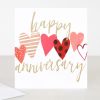 Wholesale Caroline Gardner Hearts Happy Anniversary Card