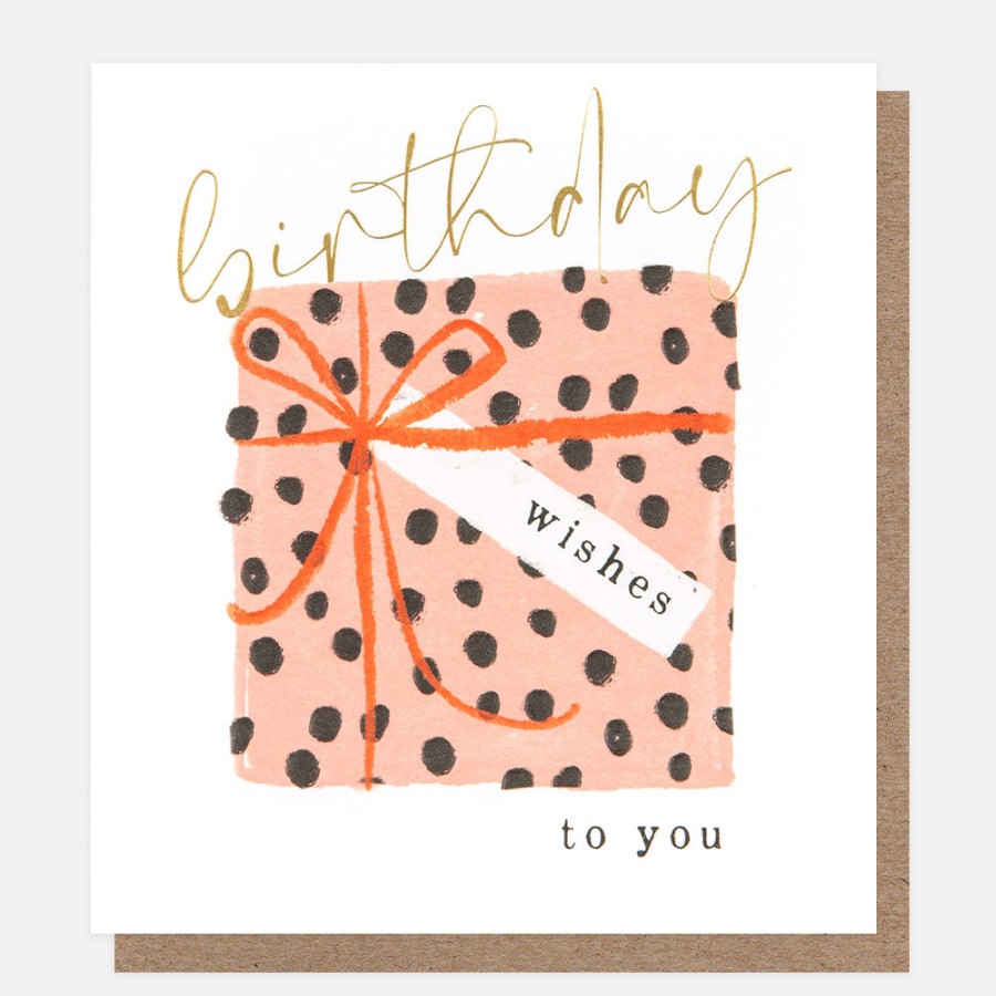 Best CAROLINE GARDNER Birthday Wishes Spotty Present Birthday Card