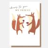 Best Caroline Gardner Foxes Birthday Card