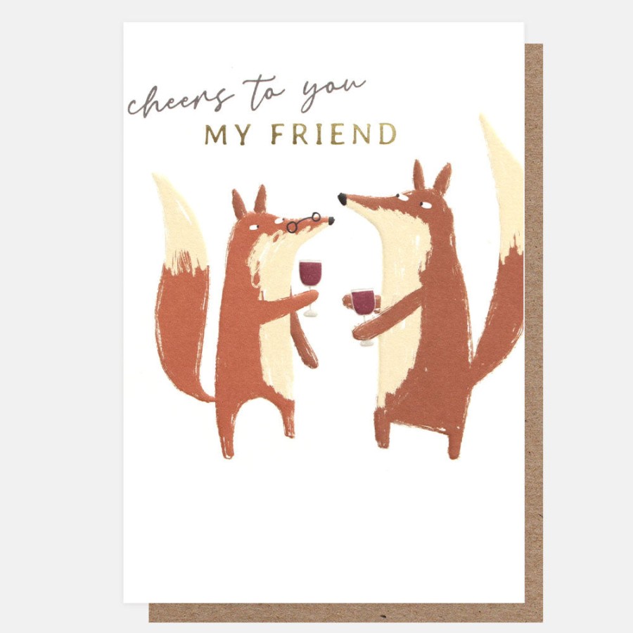 Best Caroline Gardner Foxes Birthday Card