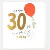 Hot CAROLINE GARDNER Balloon 30Th Birthday Card For Son