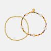 Online ESTELLA BARTLETT Gold Plated Multi Beads Bracelet Two Pack