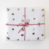 Online Caroline Gardner Gold Foil Bee Wrapping Paper