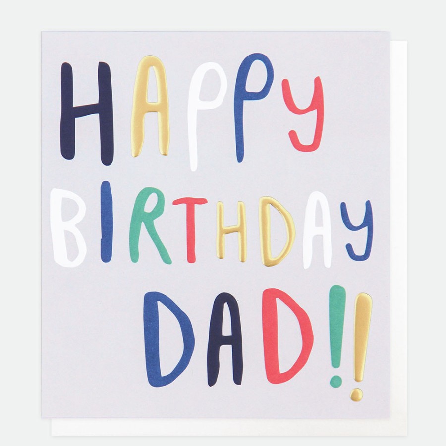 Hot Caroline Gardner Text Birthday Card For Dad