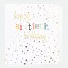 Best Caroline Gardner Gold Confetti 60Th Birthday Card