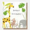 New Caroline Gardner Jungle Animals Birthday Card