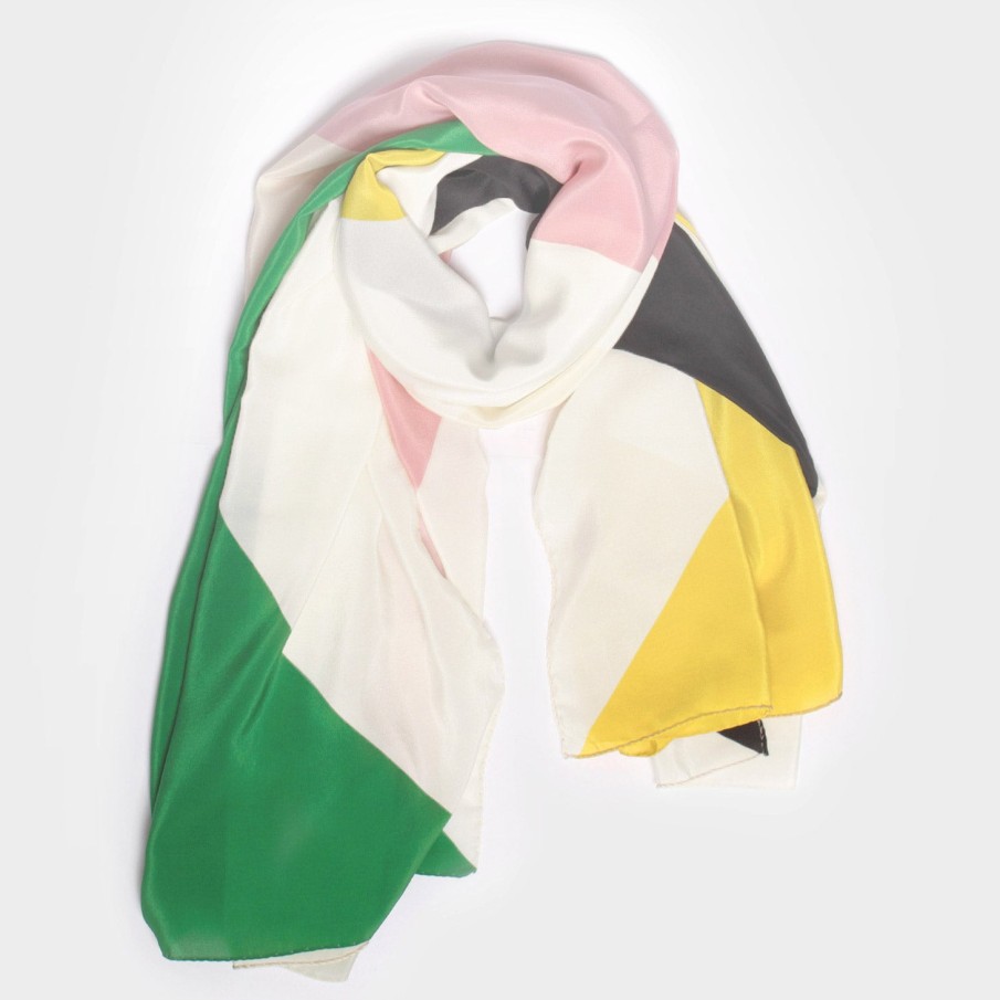 Wholesale FATTORSETA Multi Triangle Silk Scarf