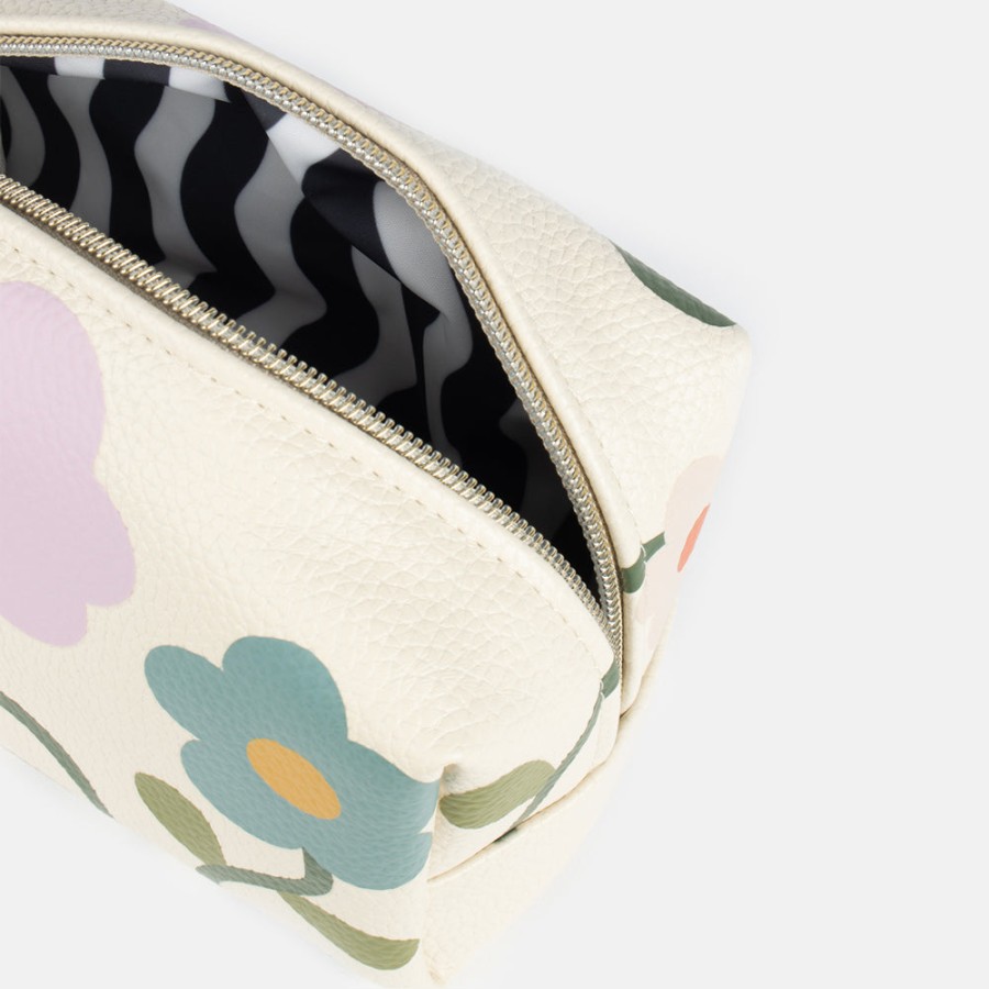 Wholesale CAROLINE GARDNER Multi Floral Cube Cosmetic Bag