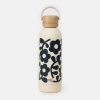 Wholesale CAROLINE GARDNER Mono Floral Metal Water Bottle