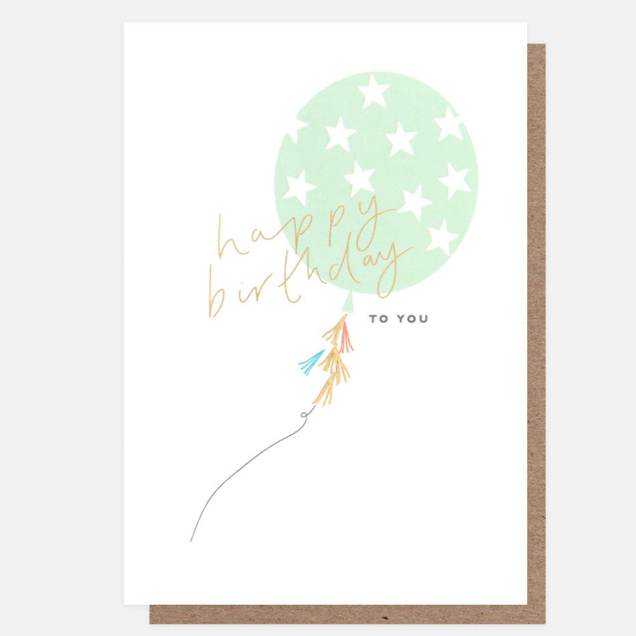 Wholesale Caroline Gardner Blue Star Balloon Birthday Card