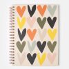 Hot CAROLINE GARDNER Multi Hearts Spiral Bound Hardback A4 Notebook