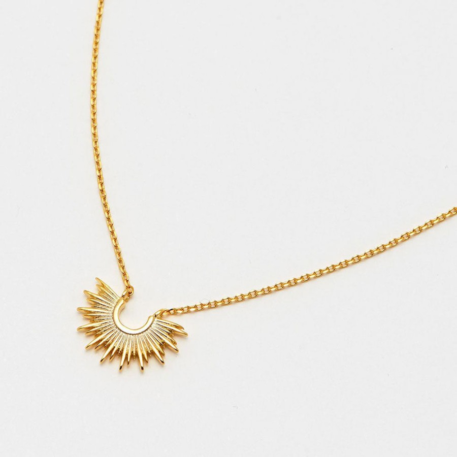 Wholesale ESTELLA BARTLETT Gold Plated Sunburst Necklace