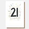 Wholesale CAROLINE GARDNER Confetti 21St Birthday Card