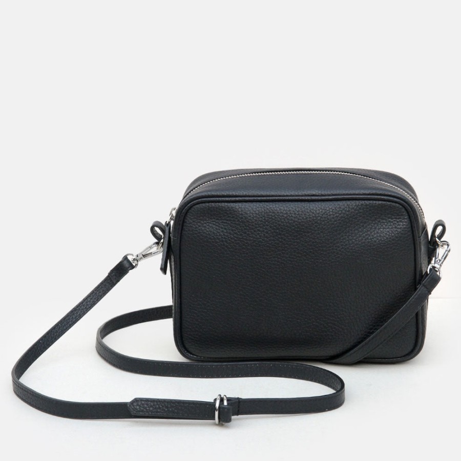 Hot Caroline Gardner Black Leather Camera Bag