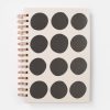 Wholesale CAROLINE GARDNER Mono Big Spot A5 Spiral Hardback Notebook