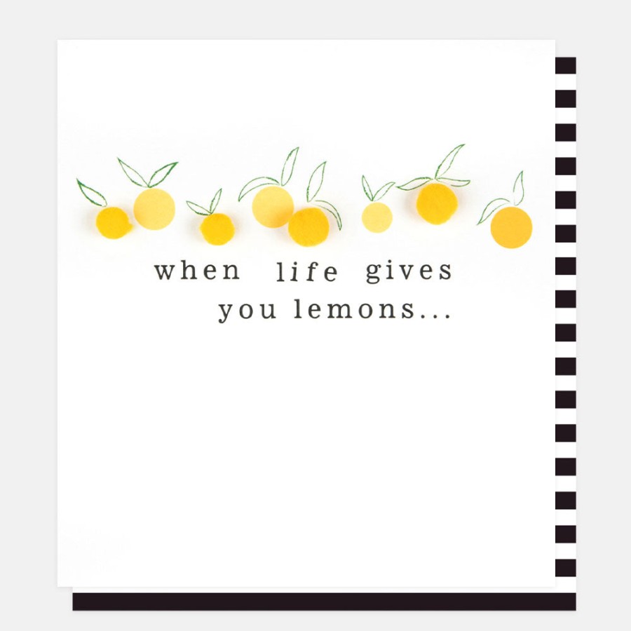 New CAROLINE GARDNER Pom Pom Lemons Everyday Card