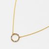 New ESTELLA BARTLETT Gold Plated Rainbow Circle Necklace