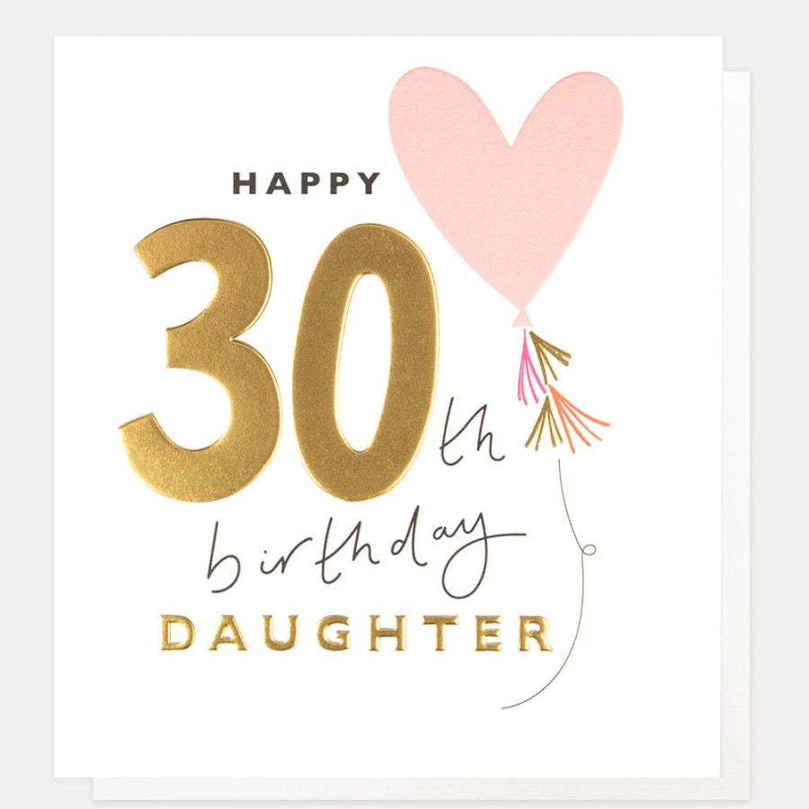 New CAROLINE GARDNER Balloon 30Th Birthday Card For Daughter