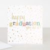 Hot Caroline Gardner Gold Confetti Graduation Card