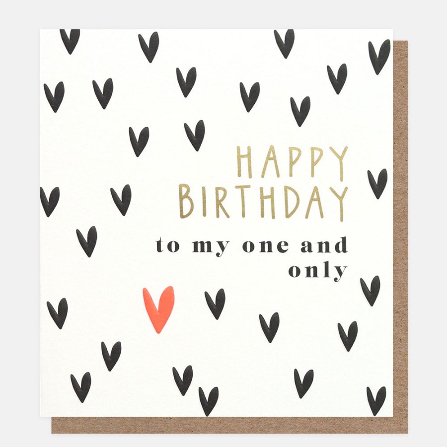 Online Caroline Gardner To My One And Only Hearts Birthday Card