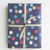 New Caroline Gardner Navy Spot Wrapping Paper