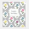 New CAROLINE GARDNER Stamped Flower Birthday Card