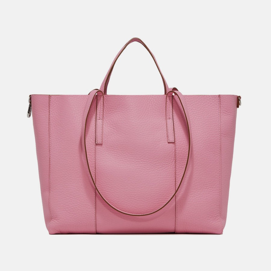 Clearance GIANNI Pink Leather Superlight Tote Bag