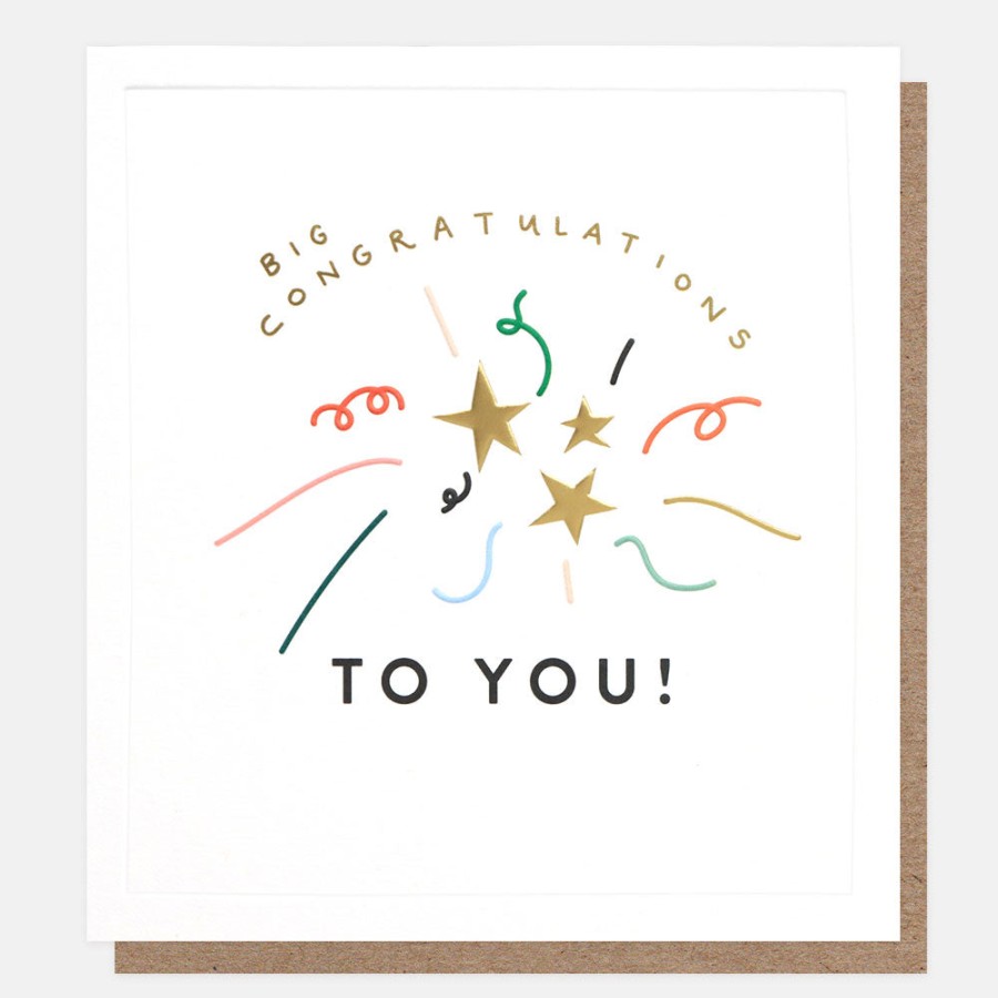 Wholesale Caroline Gardner Stars And Confetti Congratulations Card